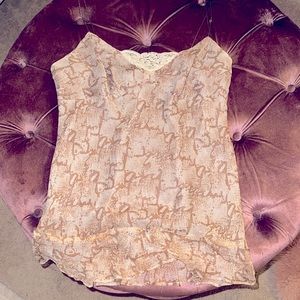 Laundry by Shelli Segal Snakeskin Cami 🐍